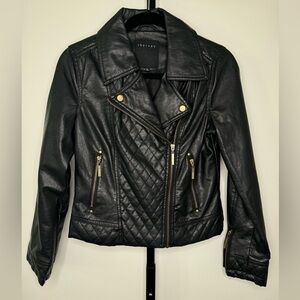 Therapy Women's Moto Leather Jacket - Edgy Style Meets Urban Chic